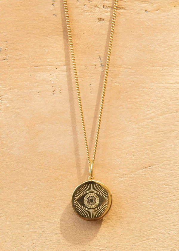Eye Medallion Gold - Alor The Label