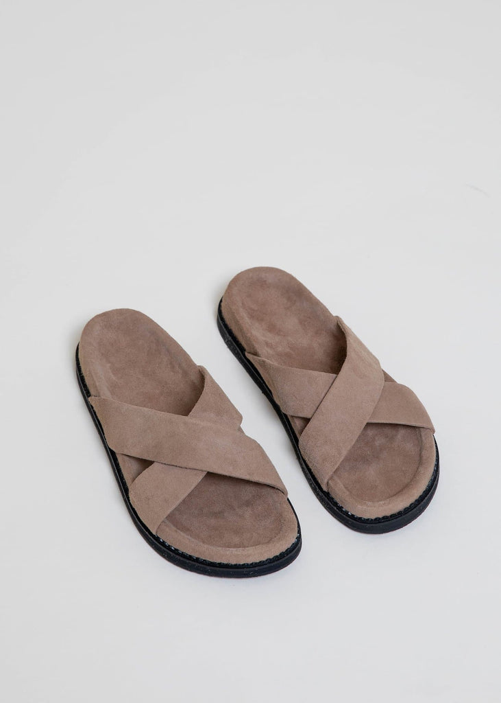 Womens Dark Sand Sandals - Alorthelabel