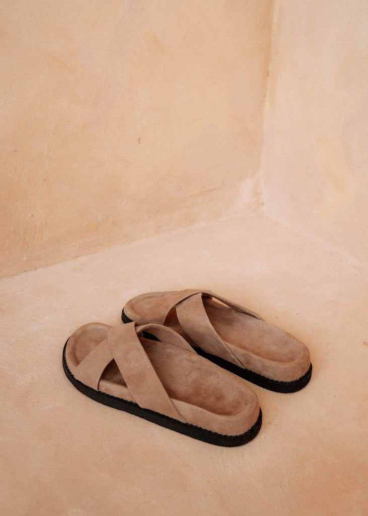 Womens Dark Sand Sandals - Alor The Label